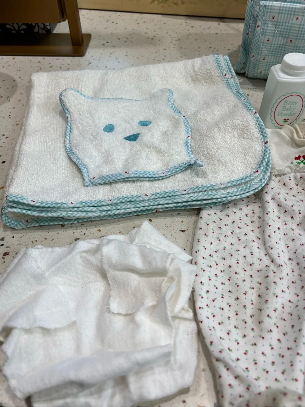 Vintage American Girl Bitty Baby Pleasant Company Diaper Bag Set - Picture 4 of 16